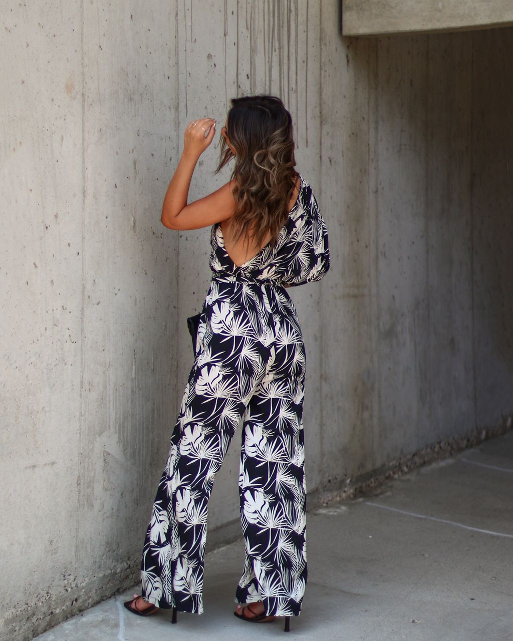 All That Jazz One Shoulder Jumpsuit - Black/Multi - FINAL SALE sold by Vici product image thumbnail 2