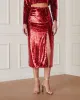 Gillian Sequin Midi Skirt sold by Vici