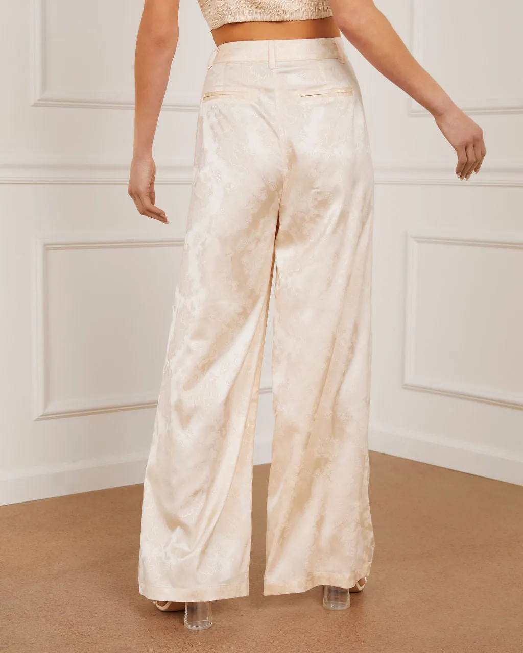 Paige High Rise Satin Pants sold by Vici product image thumbnail 4