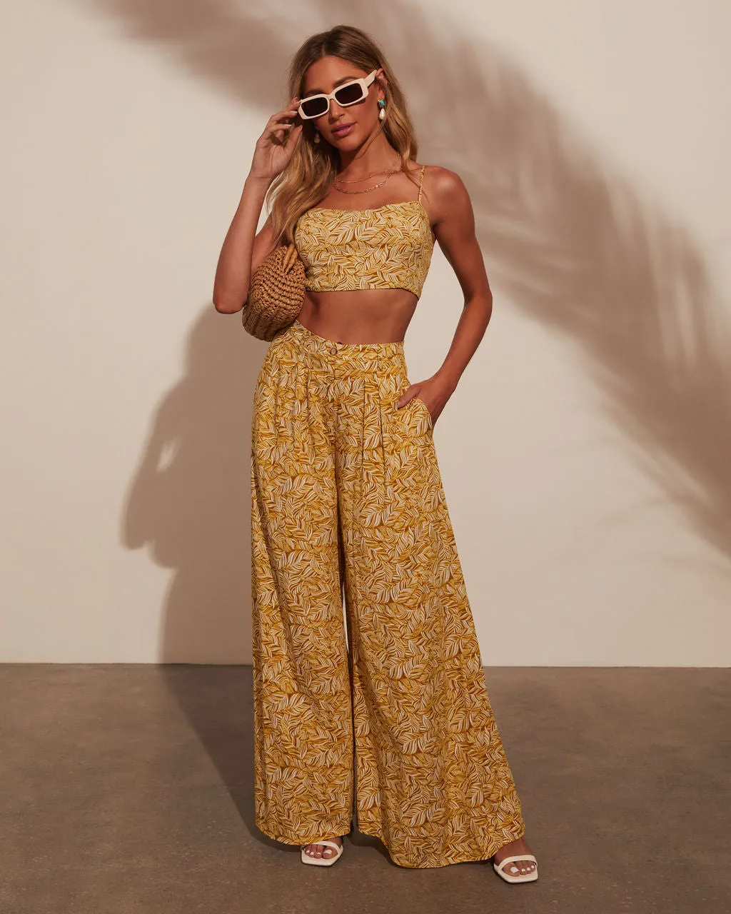 Lisandra High Waisted Printed Pants sold by Vici