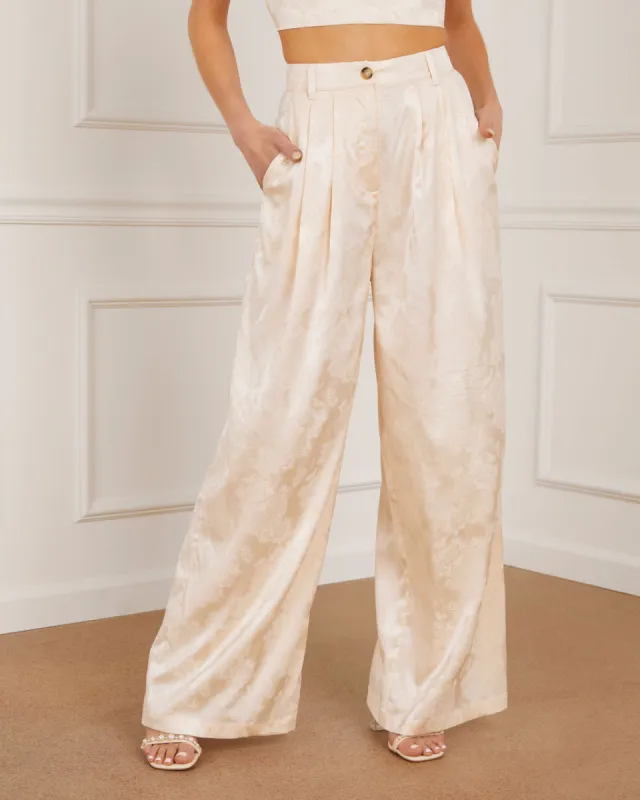 Paige High Rise Satin Pants sold by Vici