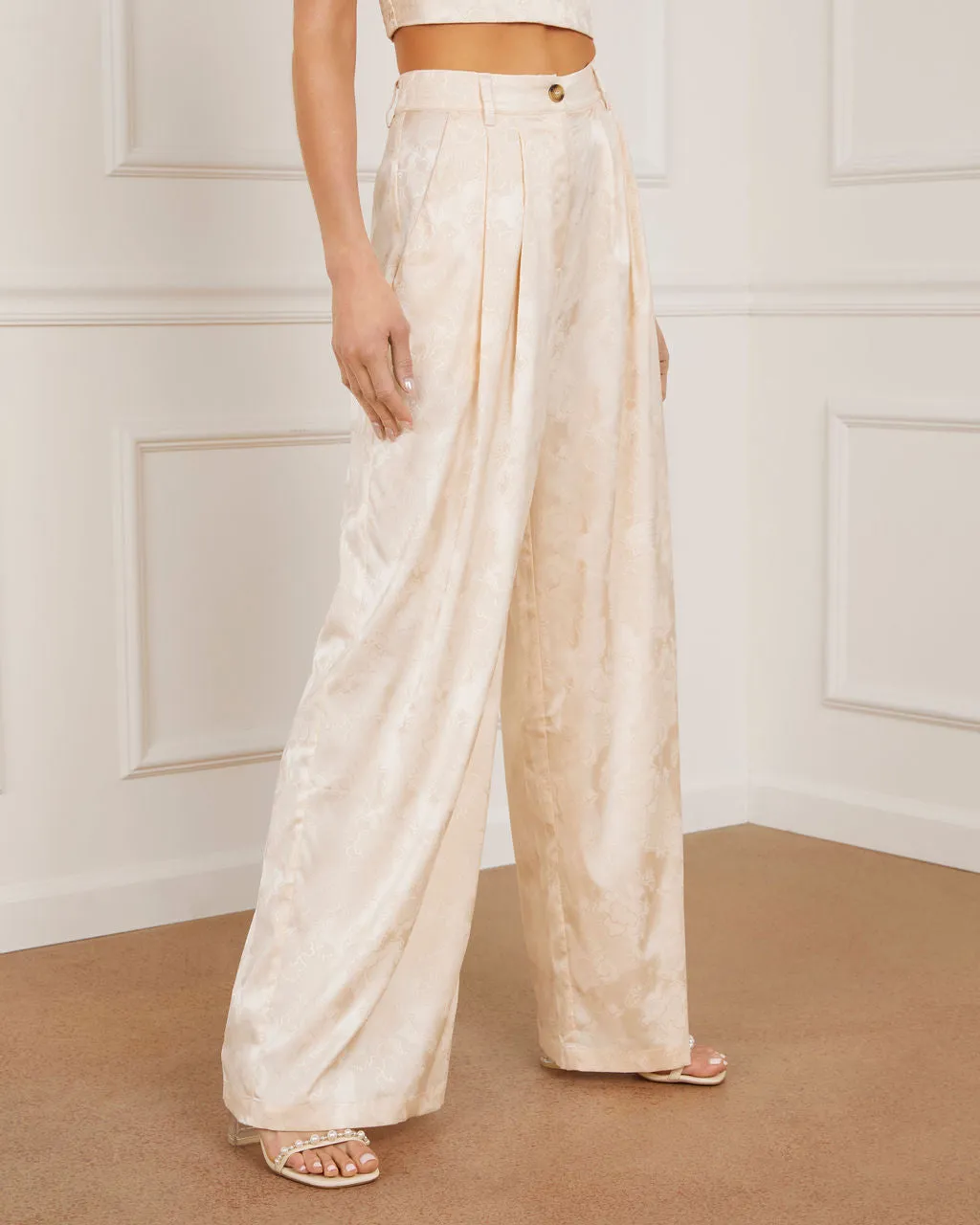 Paige High Rise Satin Pants sold by Vici product image thumbnail 3