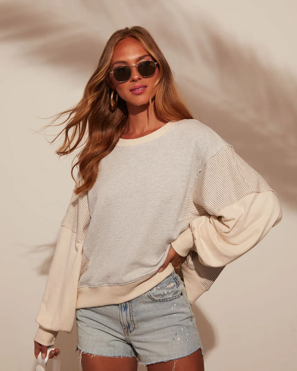 Marlee Colorblock Sweatshirt sold by Vici product image thumbnail 5