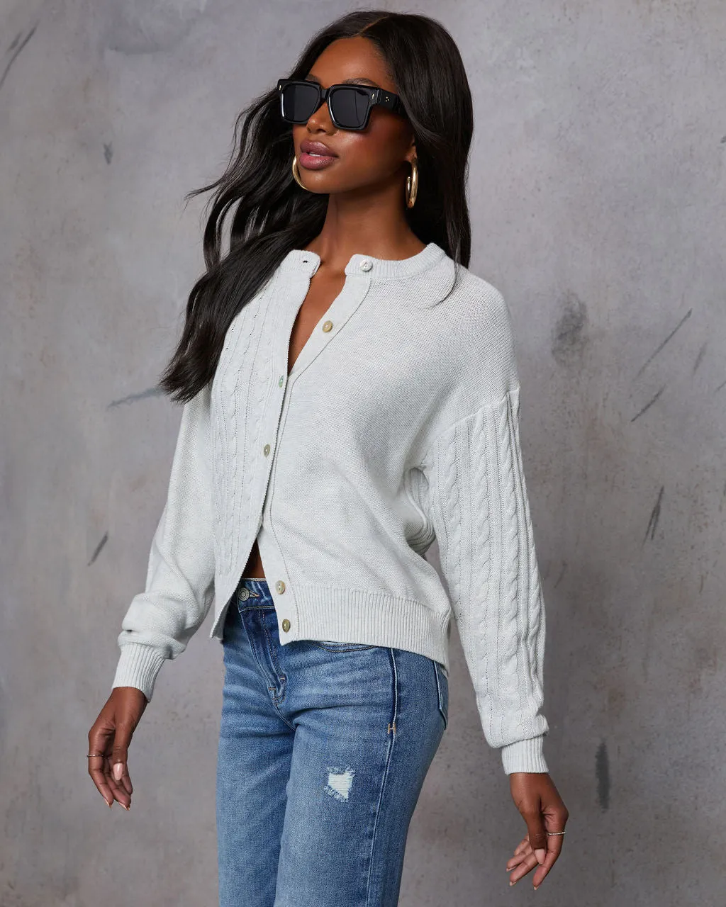 Kaylan Knit Cardigan sold by Vici product image thumbnail 3