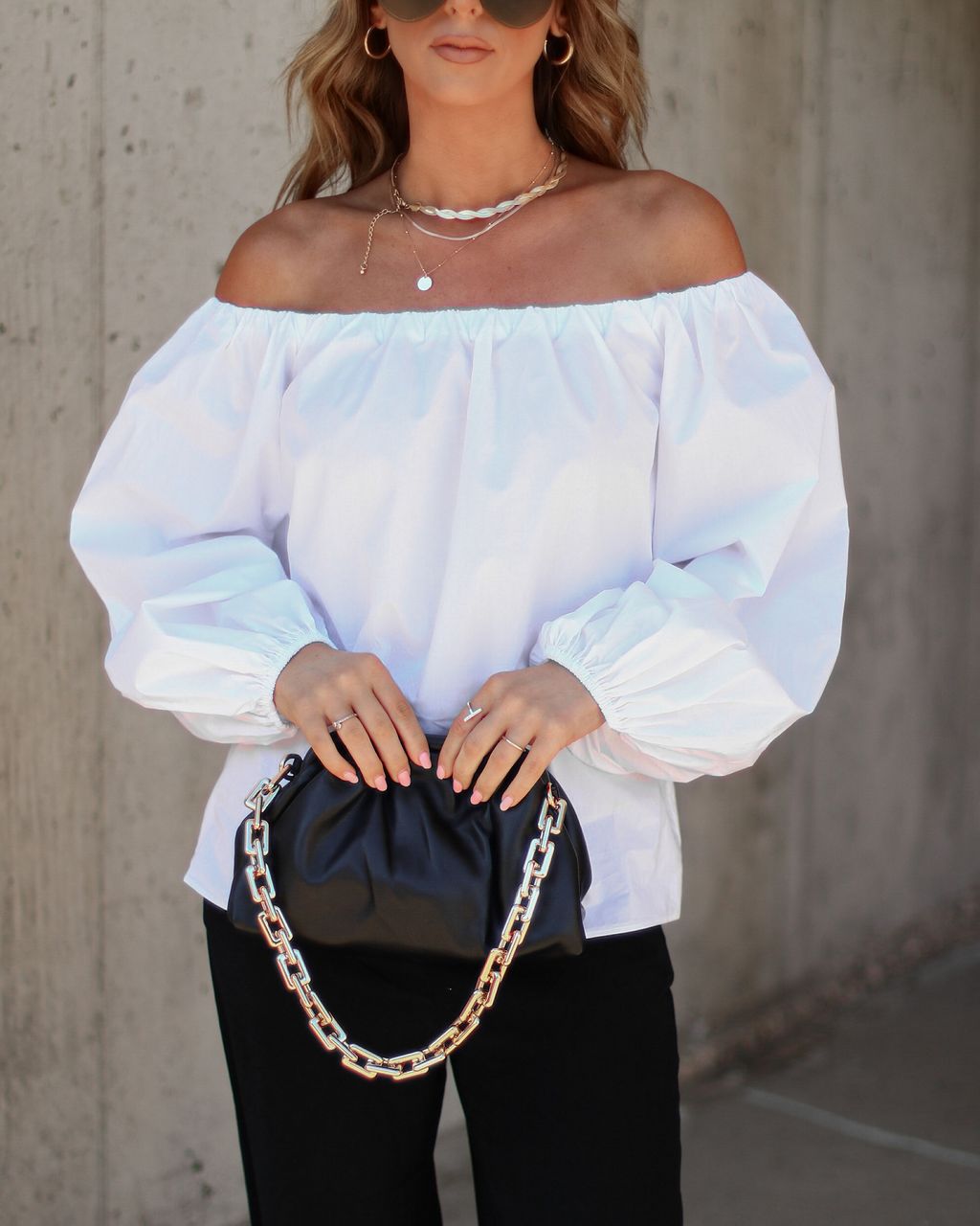 Danah Cotton Off The Shoulder Top sold by Vici product image thumbnail 4
