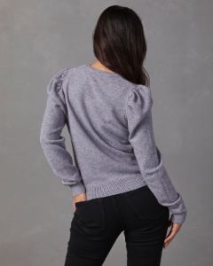 Claudelle Puff Sleeve Knit Sweater sold by Vici