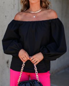 Danah Cotton Off The Shoulder Top sold by Vici