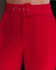 Runway Pocketed Belted Flare Trousers sold by Vici