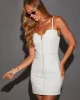 Winslow Bodycon Denim Zip Up Mini Dress sold by Vici