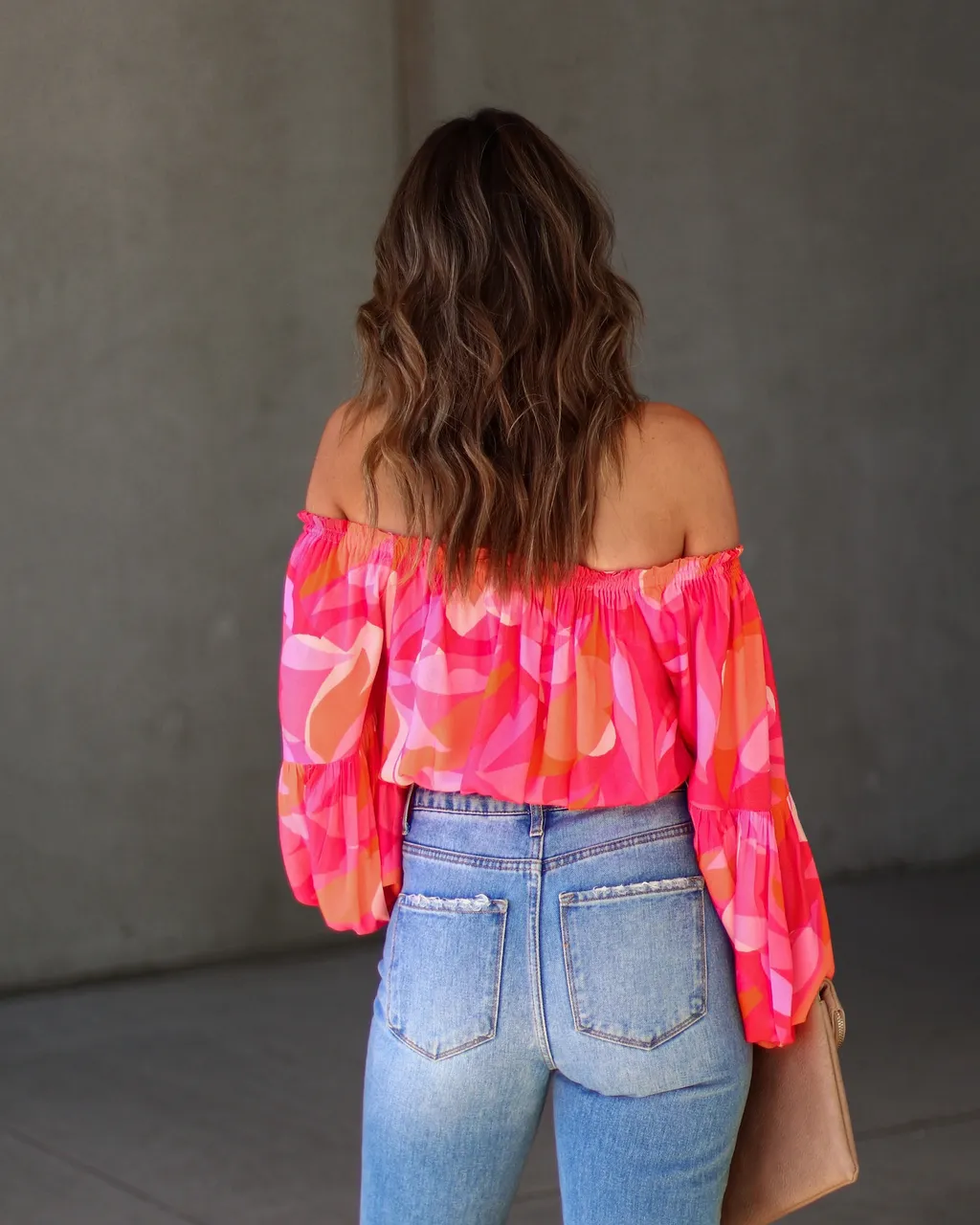 Tropical Spring Printed Off The Shoulder Top sold by Vici product image thumbnail 3