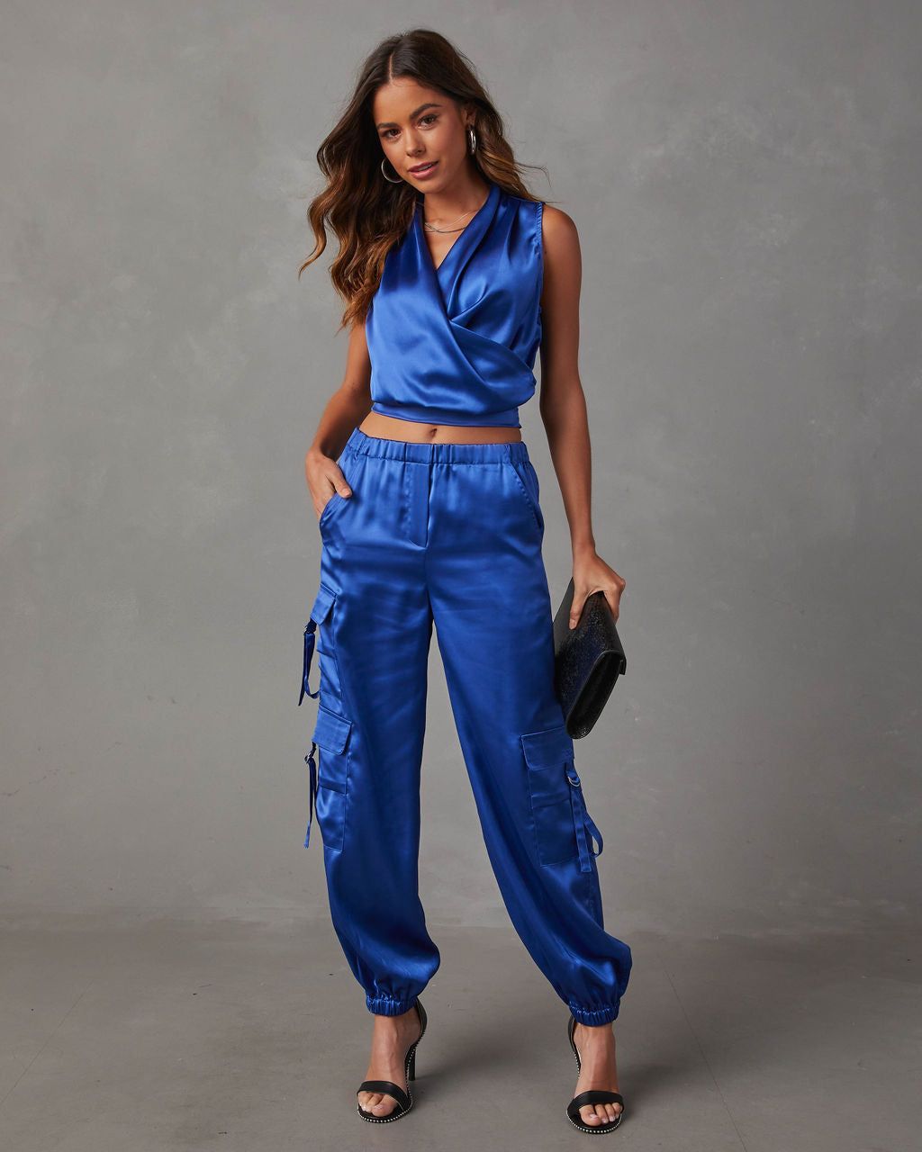 Satin Cargo Jogger sold by Vici product image thumbnail 2