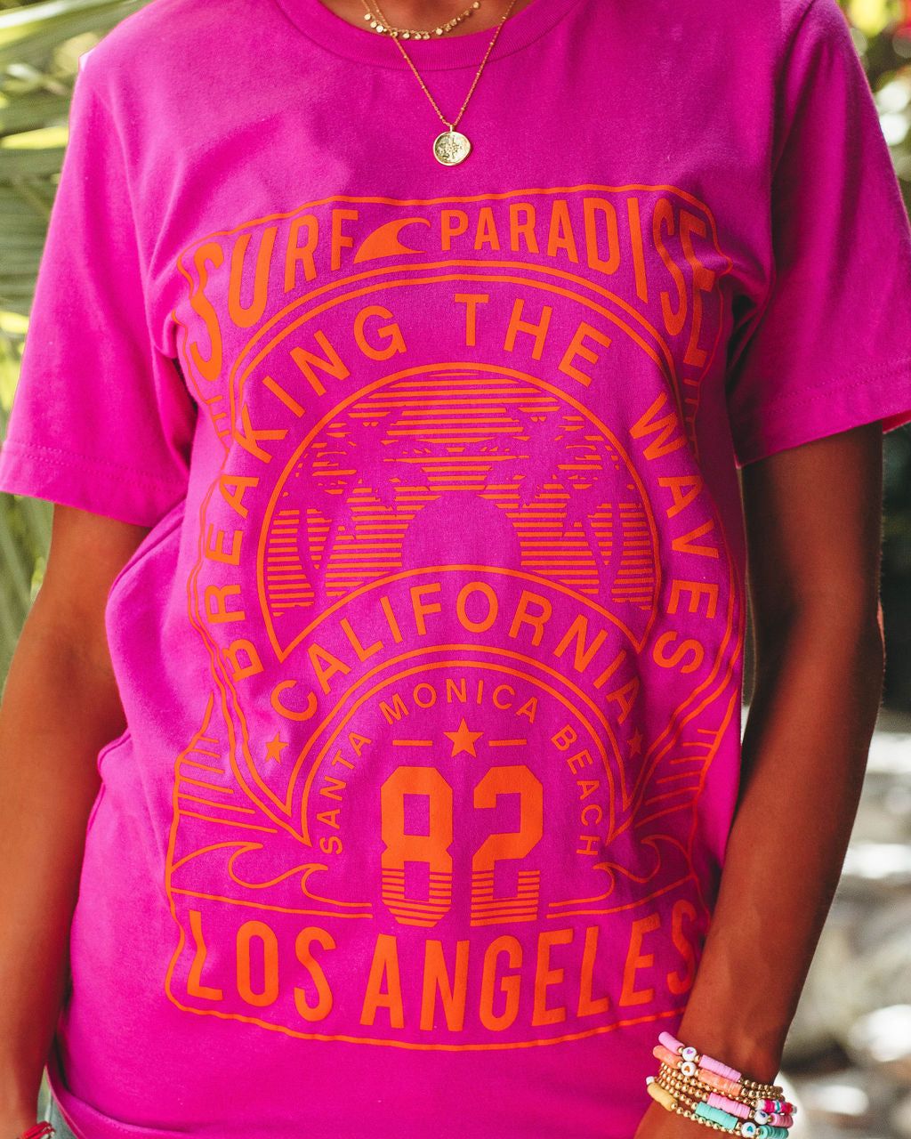 Surf Paradise Los Angeles Cotton Tee - FINAL SALE sold by Vici product image thumbnail 4
