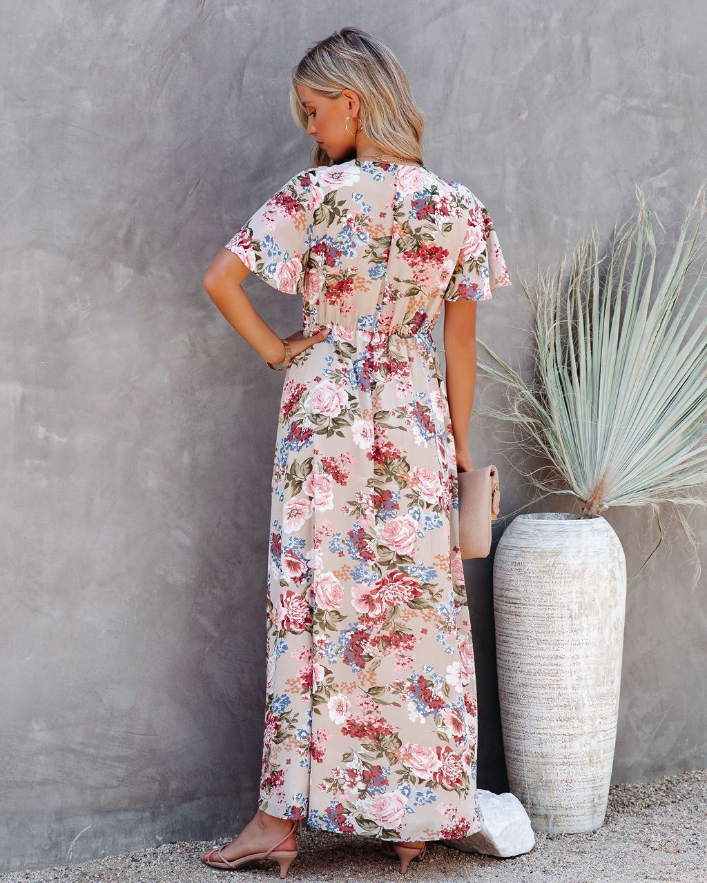 Let A Smile In Floral Maxi Dress - FINAL SALE sold by Vici product image thumbnail 2