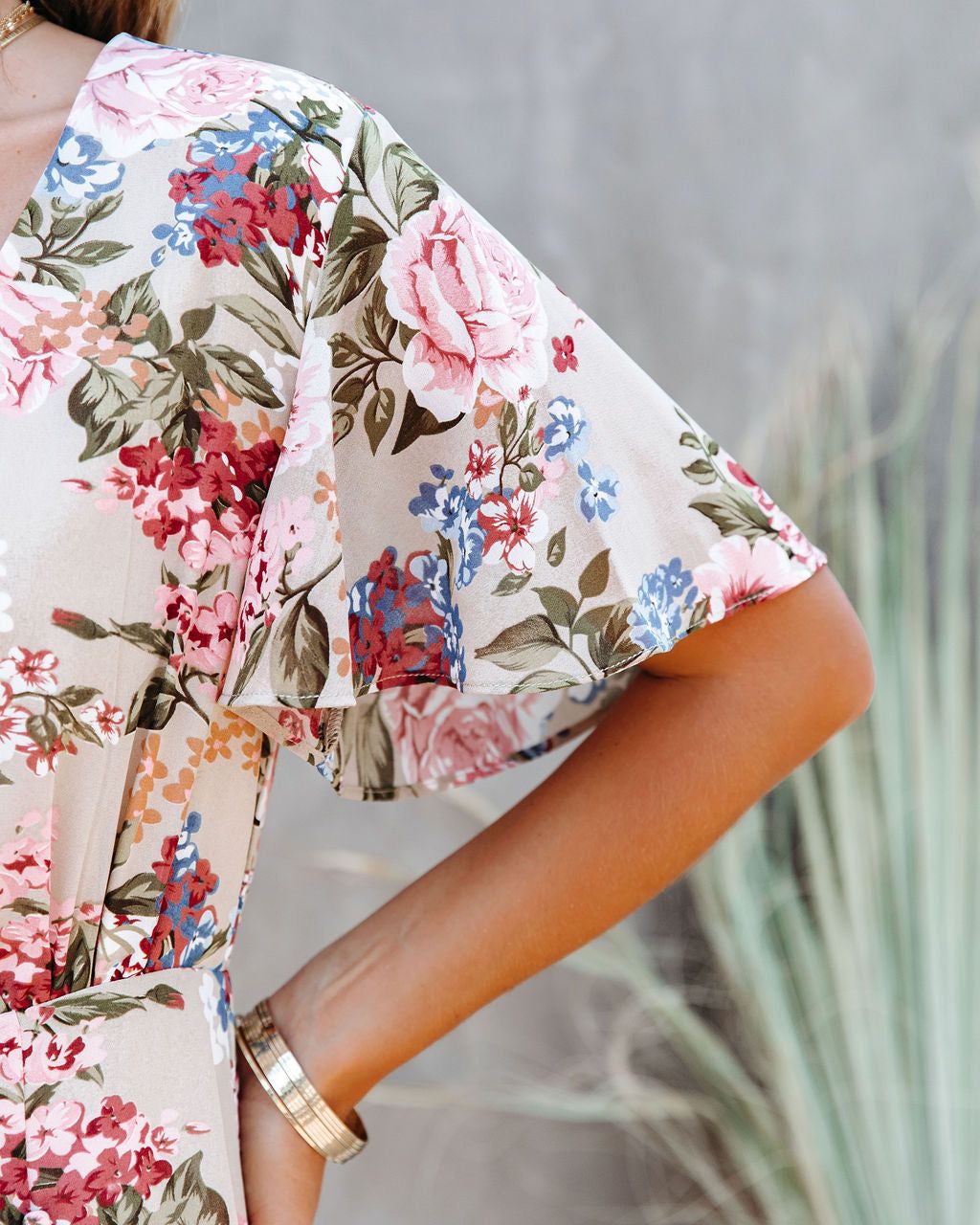 Let A Smile In Floral Maxi Dress - FINAL SALE sold by Vici product image thumbnail 4