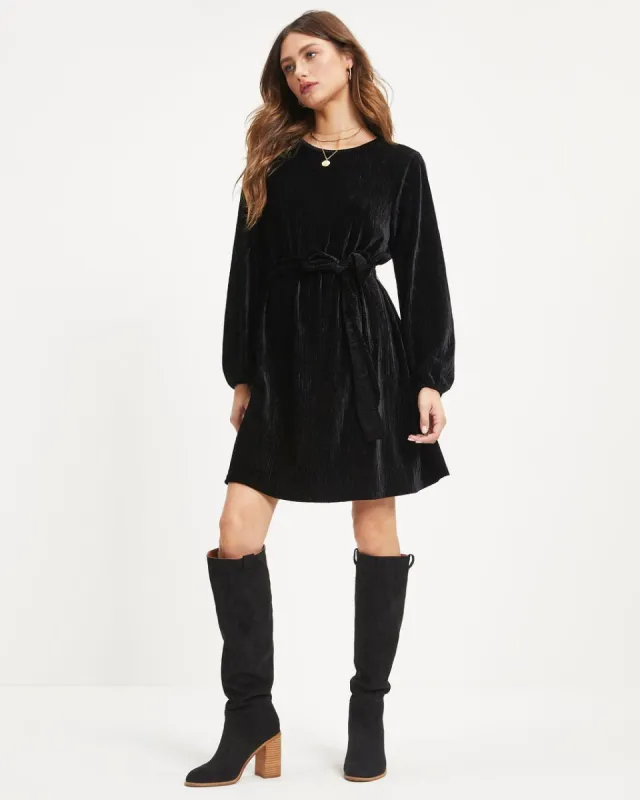 Harlyn Velvet Tie Dress made by Vici