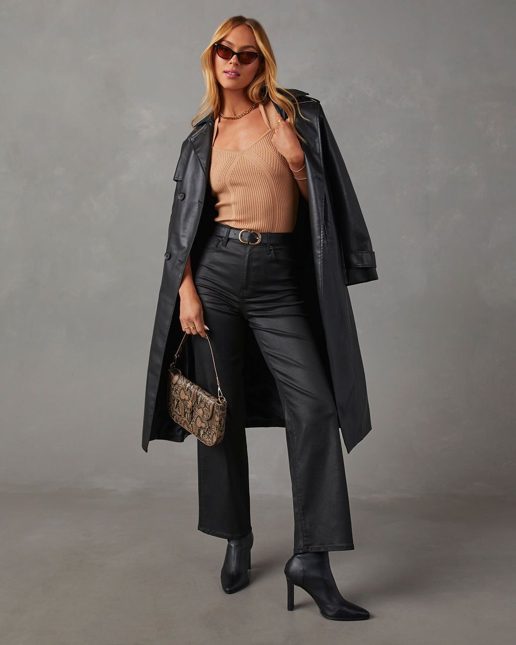 Katelyn Sweater Knit Crop Top - Camel sold by Vici product image thumbnail 5