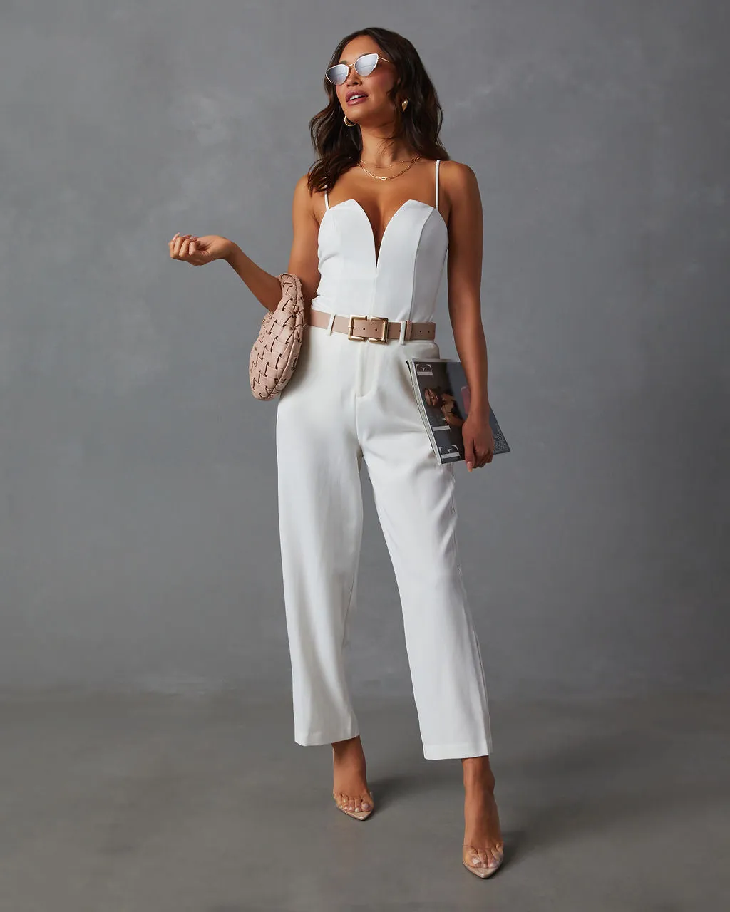 Amorette Split Neck Bodysuit sold by Vici