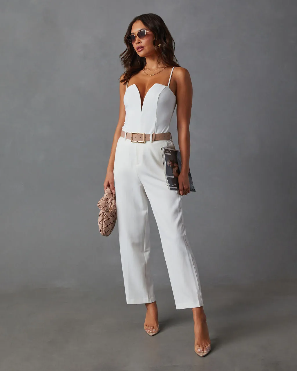 Amorette Split Neck Bodysuit sold by Vici product image thumbnail 4