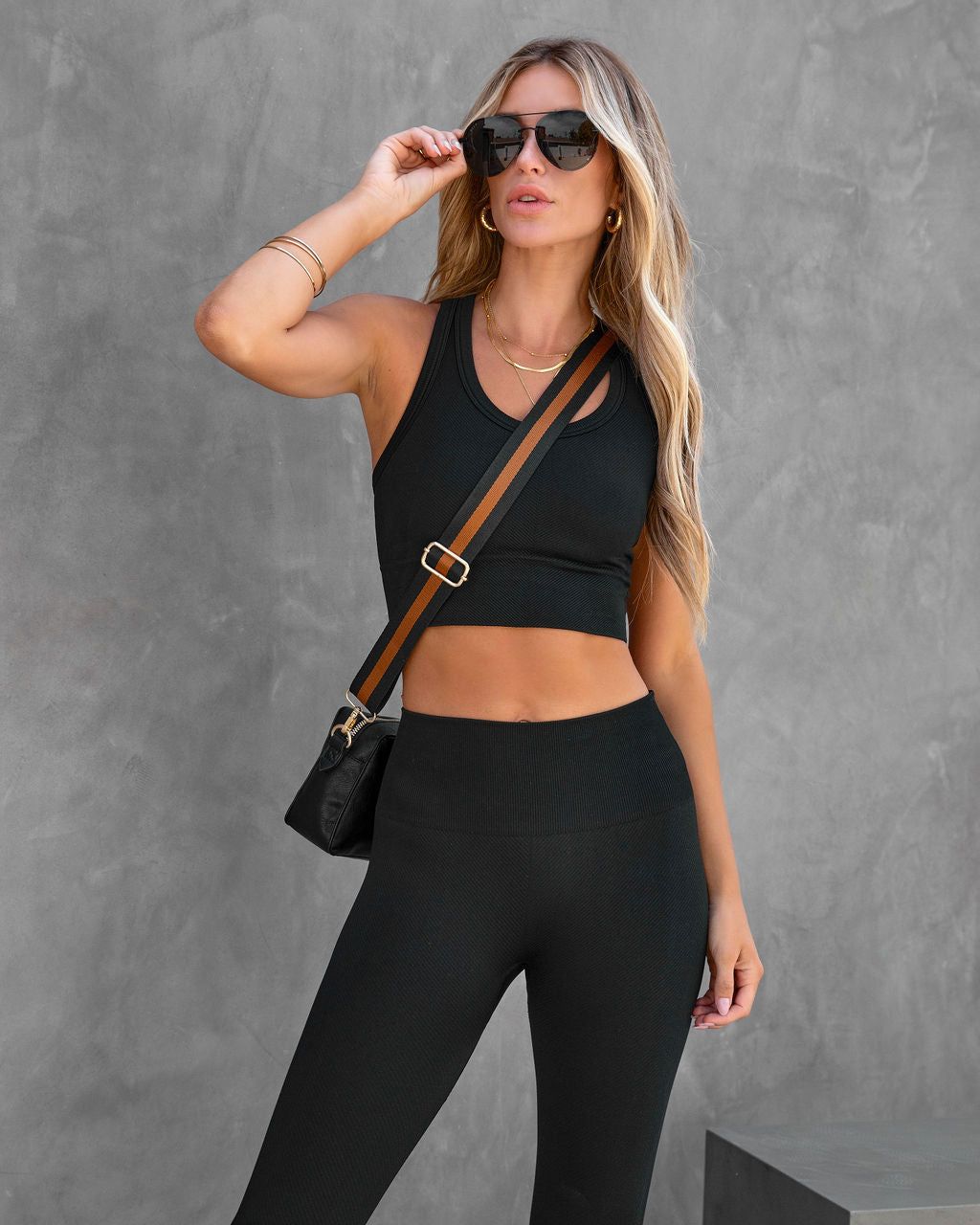 Spanx - Seamless Sculpt Chevron Ribbed Longline Medium Impact Sports Bra sold by Vici