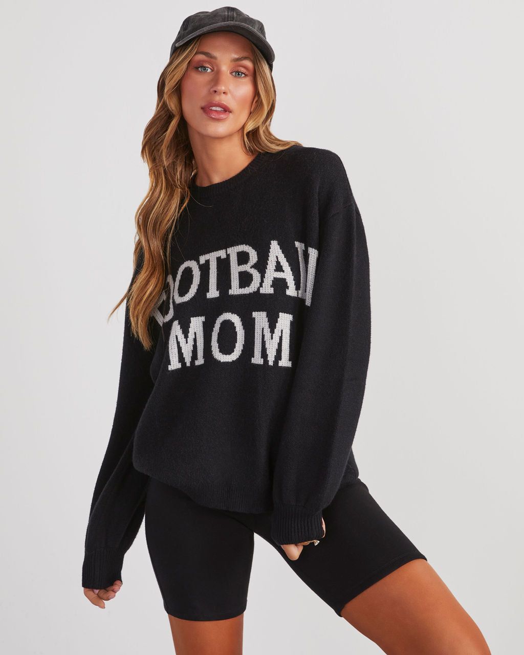 Football Mom Knit Pullover Sweater sold by Vici product image thumbnail 5