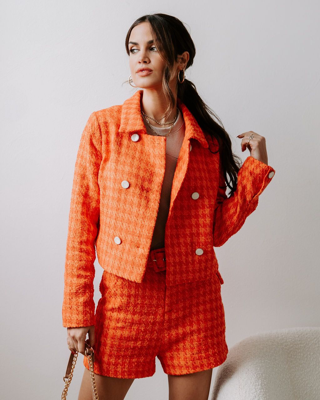 All About Me Tweed Blazer sold by Vici product image thumbnail 3