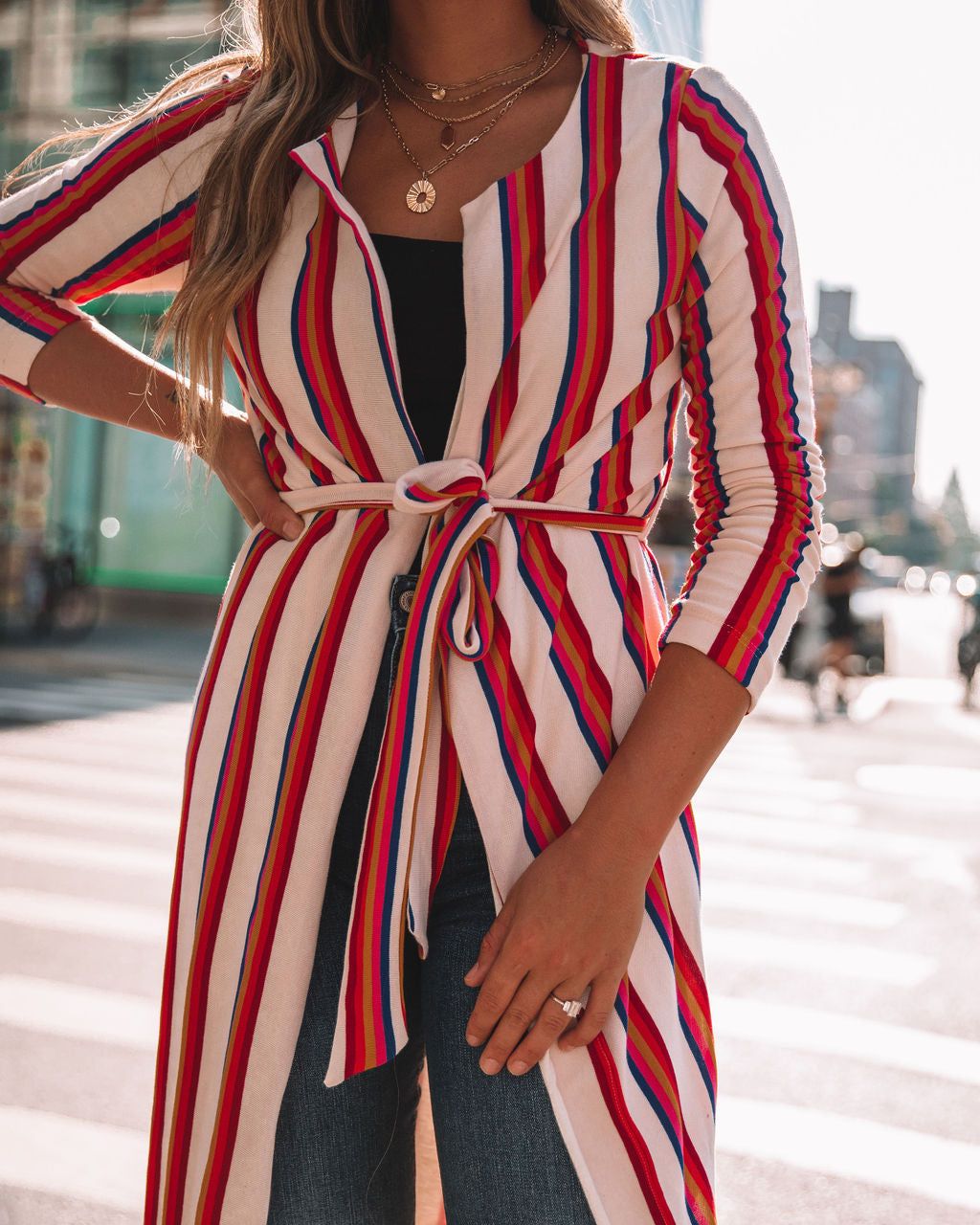 Bright Side Duster Cardigan - FINAL SALE sold by Vici product image thumbnail 5