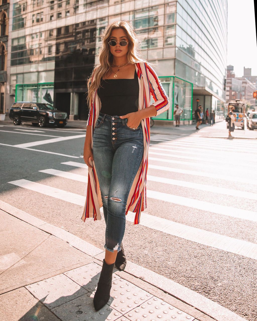 Bright Side Duster Cardigan - FINAL SALE sold by Vici product image thumbnail 10