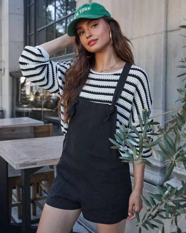 Northwest Cotton Linen Pocketed Romper made by Vici