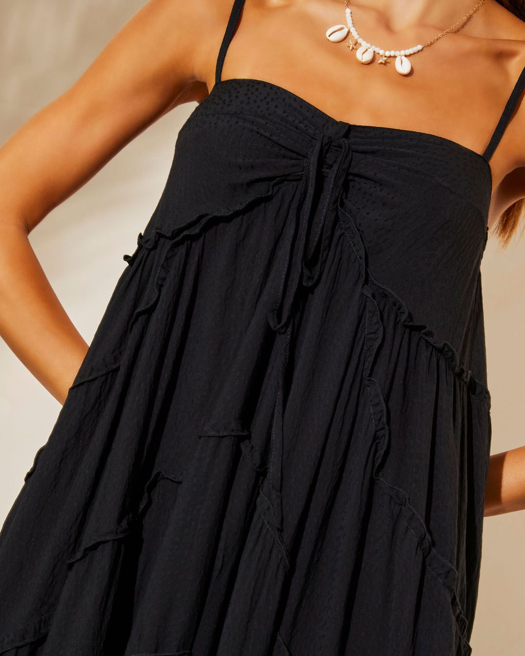 Del Mar Pocketed High Low Maxi Dress sold by Vici product image thumbnail 3