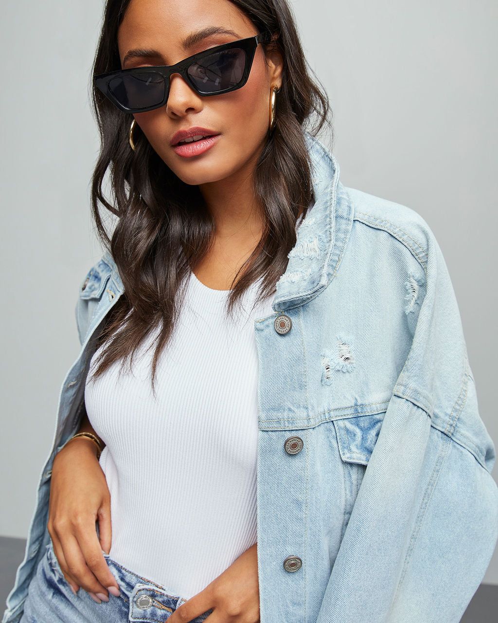 Nyssa Seamless Bodysuit - White - FINAL SALE sold by Vici product image thumbnail 7