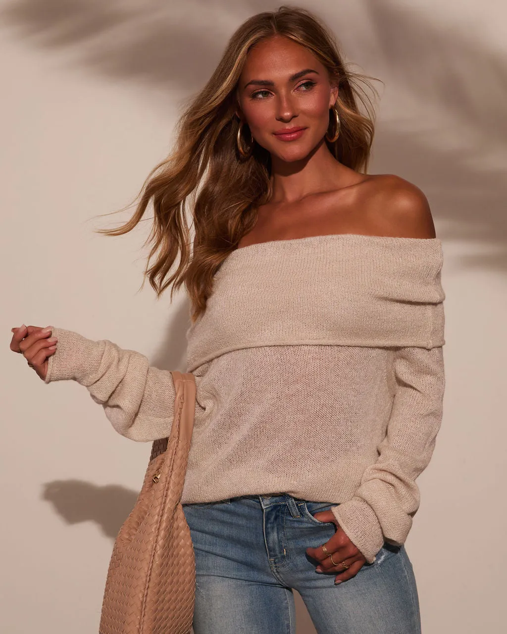 Dayla Off The Shoulder Sweater sold by Vici product image thumbnail 2