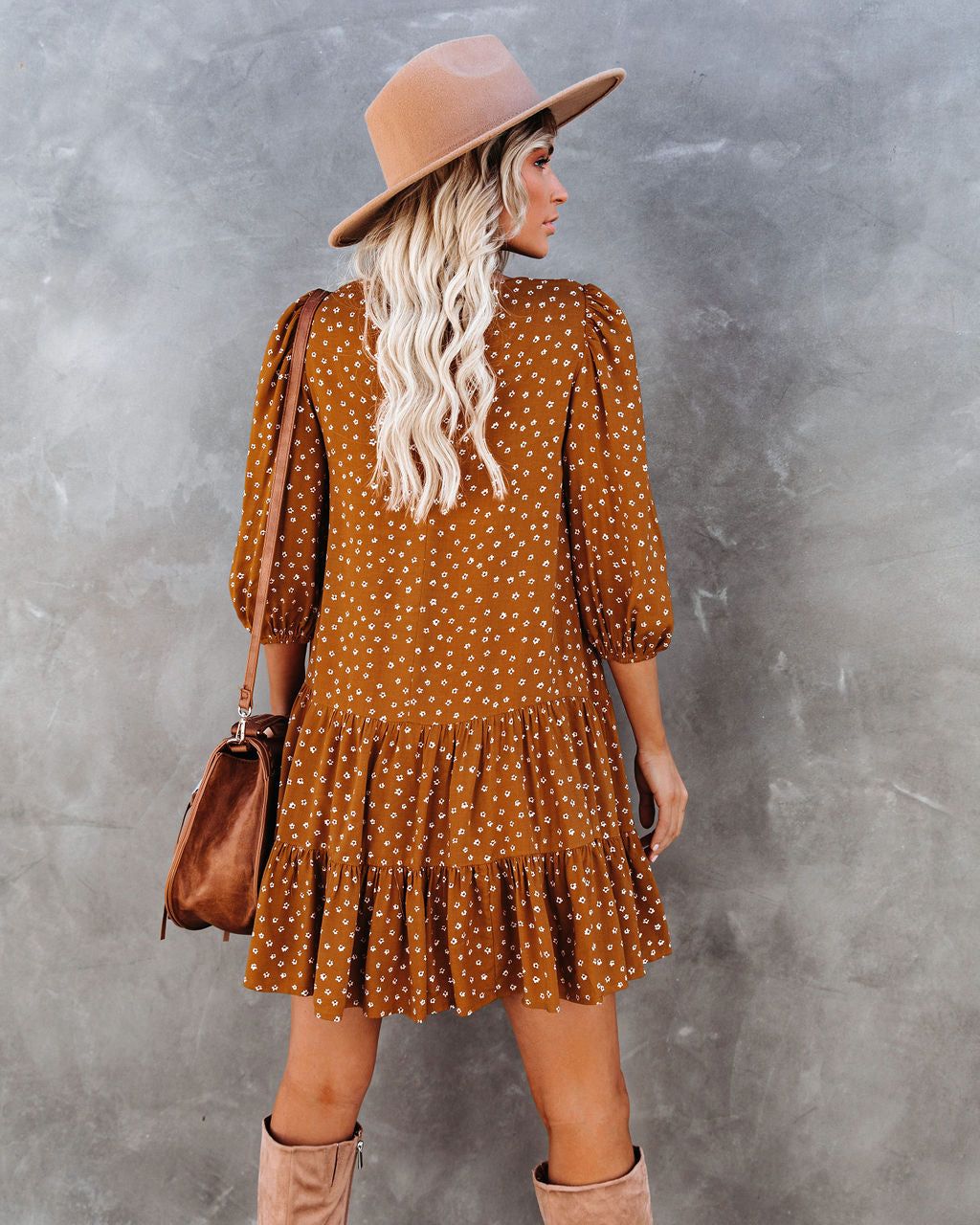 Bellini Floral Tiered Babydoll Dress - FINAL SALE sold by Vici product image thumbnail 2