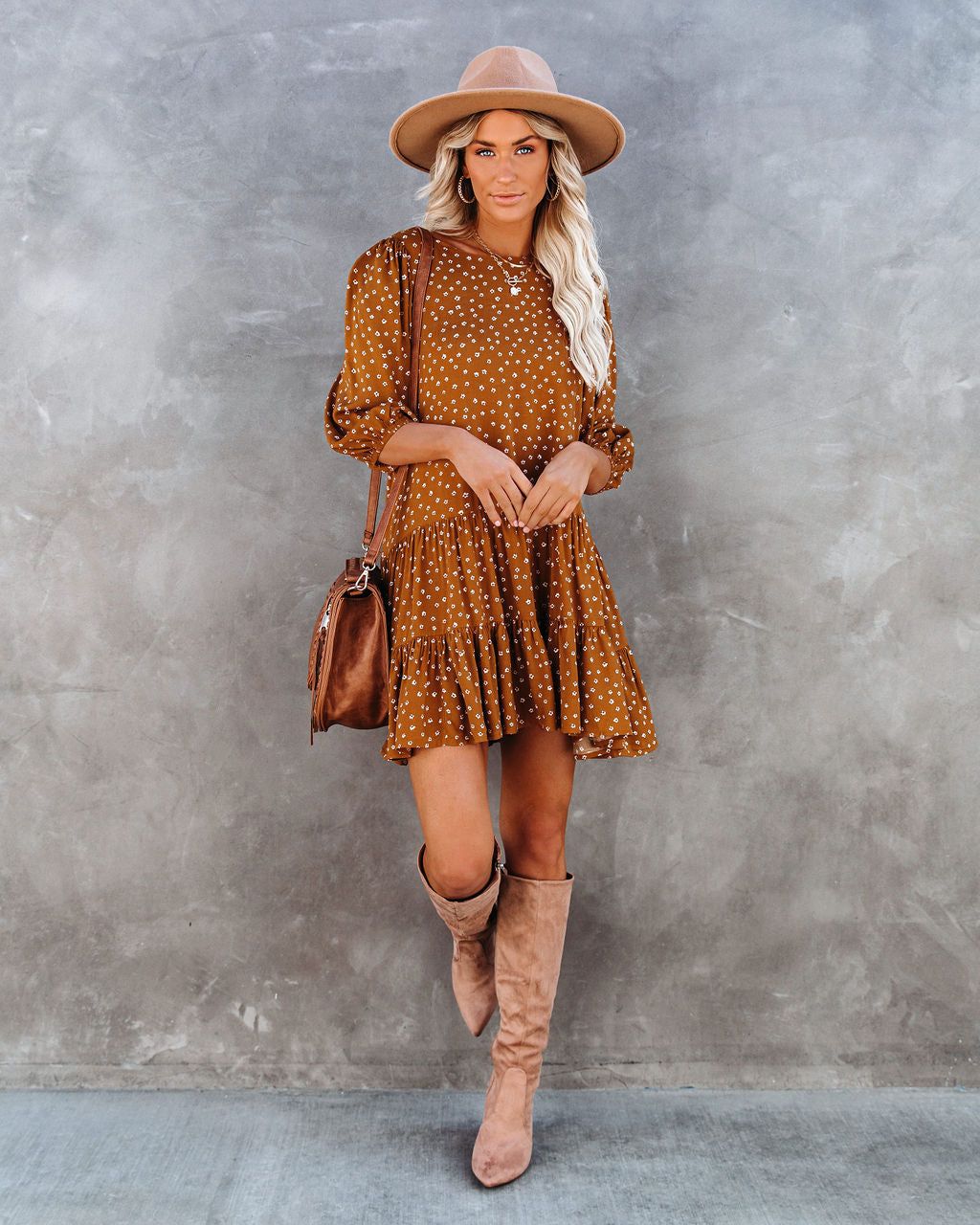 Bellini Floral Tiered Babydoll Dress - FINAL SALE sold by Vici product image thumbnail 9