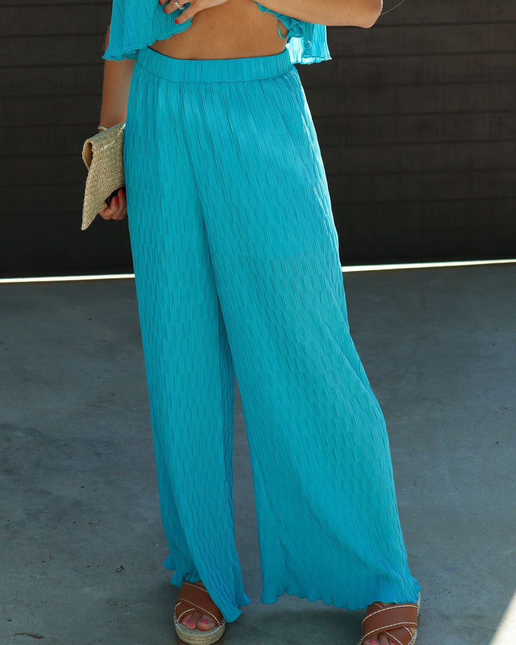 Miami Vice High Waisted Wide Leg Pants sold by Vici product image thumbnail 3