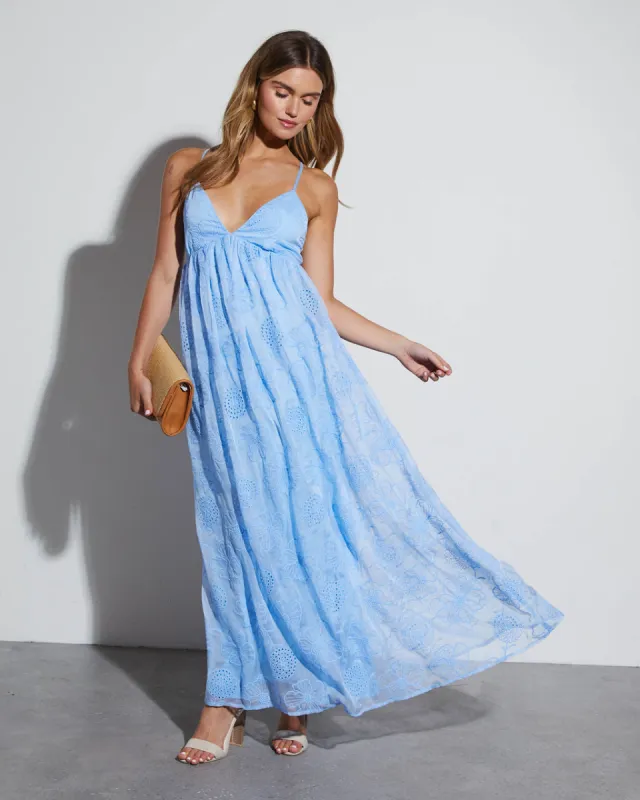 Good Times Chiffon Floral Maxi Dress sold by Vici