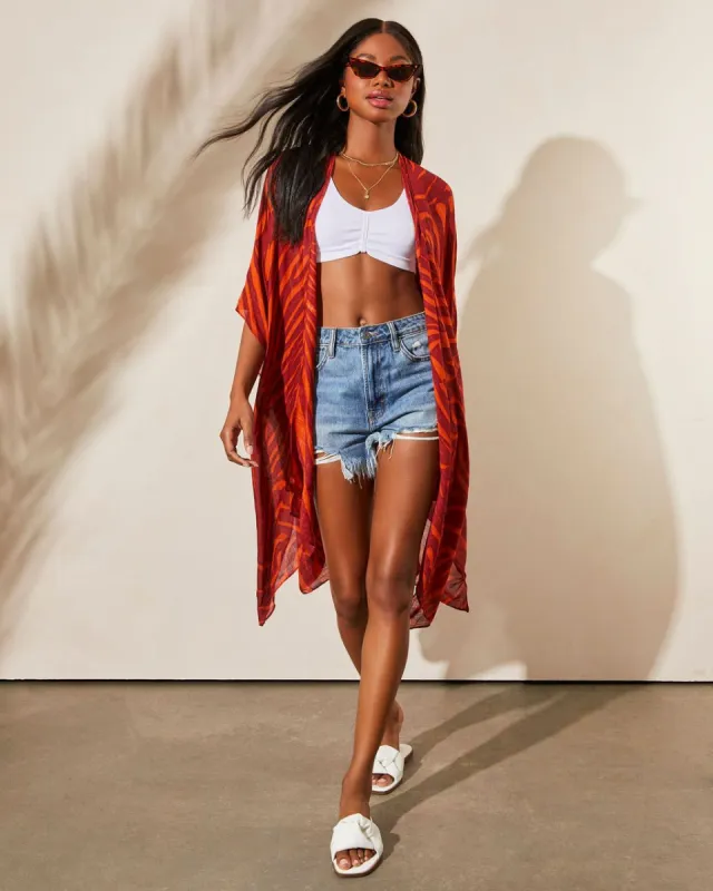 Micara Printed Kimono made by Vici