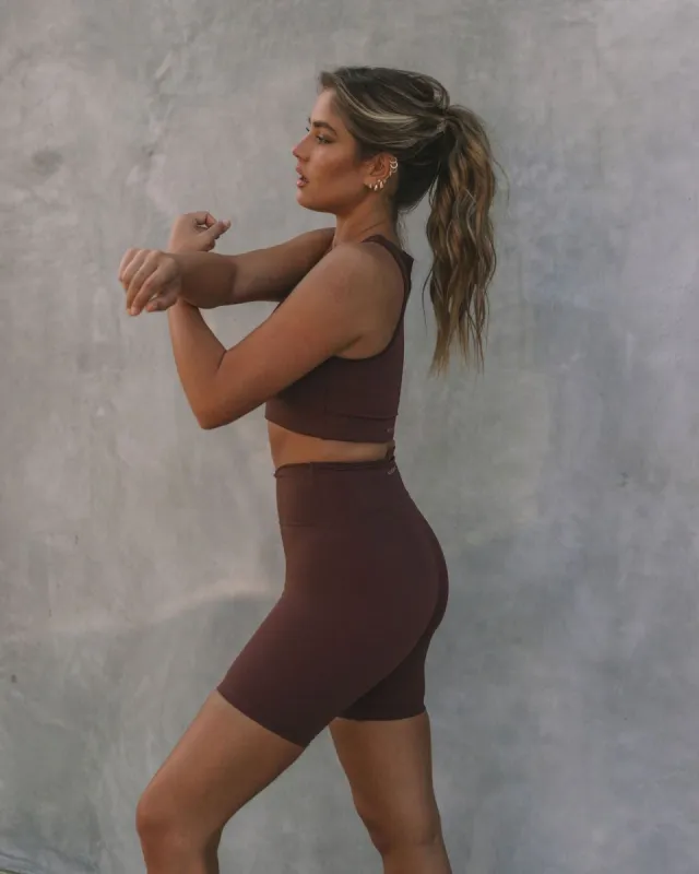 Core Biker Shorts - Chocolate - FINAL SALE sold by Vici