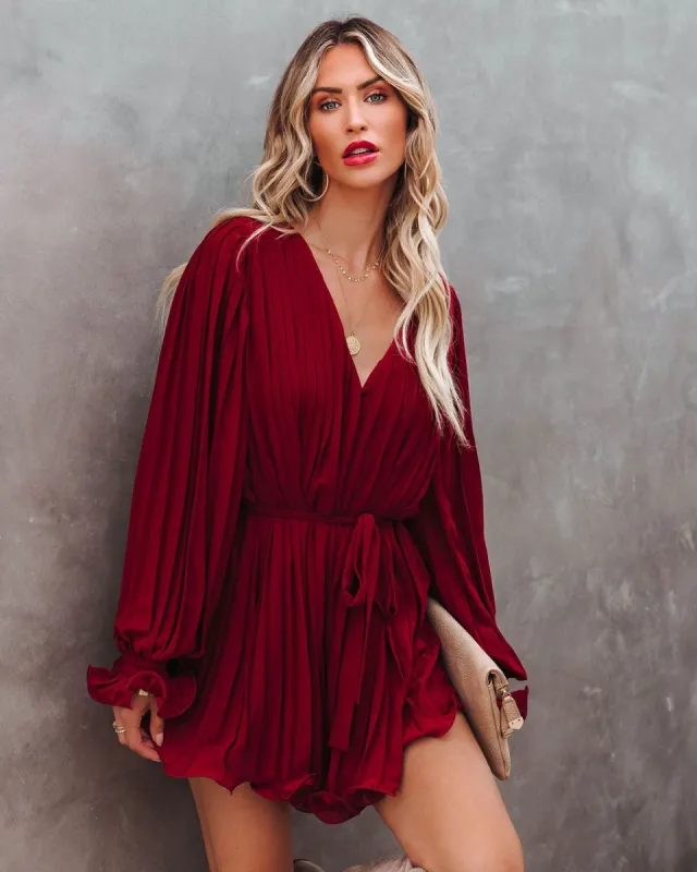 Found Love Pleated Romper sold by Vici