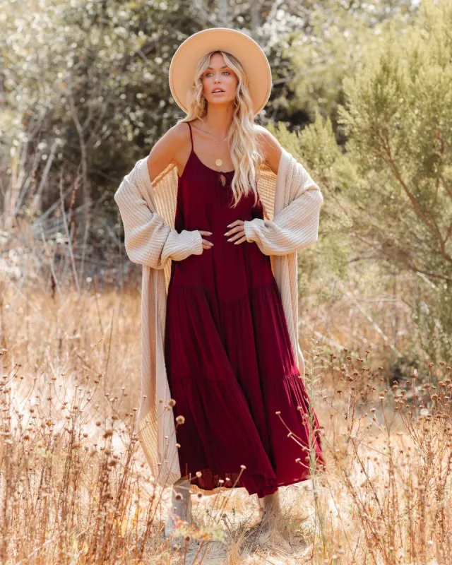 In Harmony Tiered Maxi Dress - FINAL SALE made by Vici
