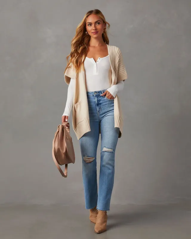 Dalston Oversized Pocketed Cardigan sold by Vici