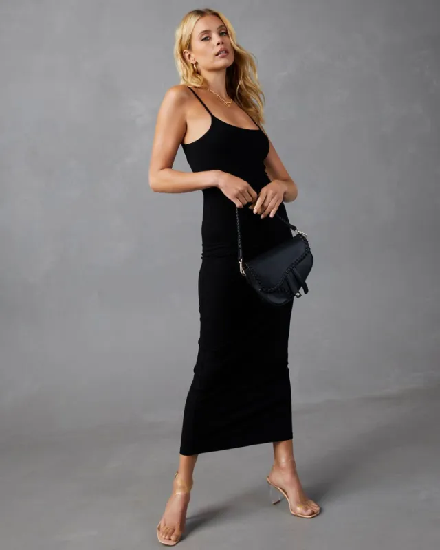 Ivana Ribbed Knit Midi Dress sold by Vici