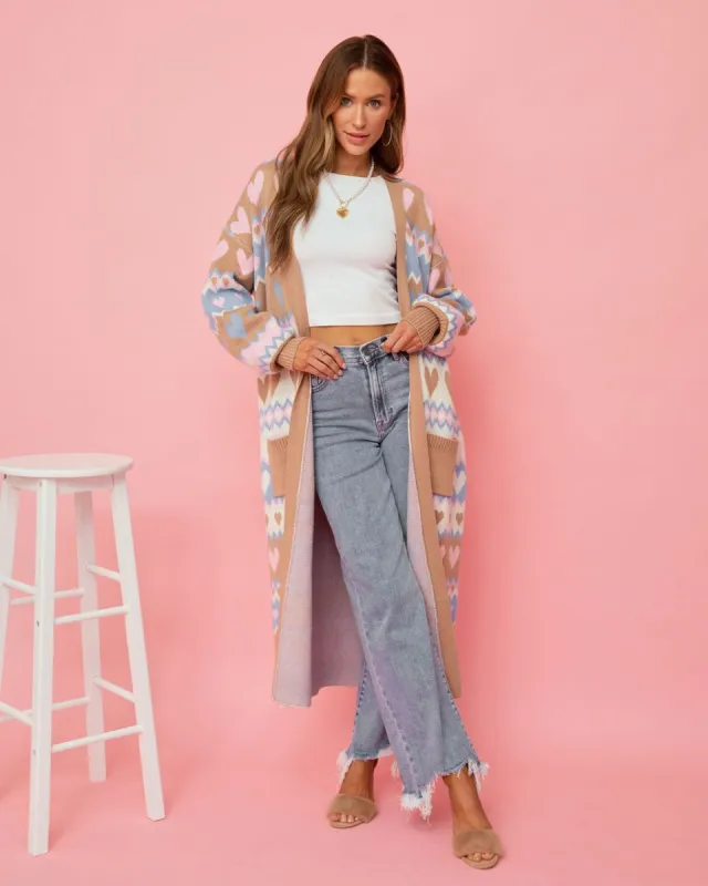 Enchantment Pocketed Duster Cardigan sold by Vici