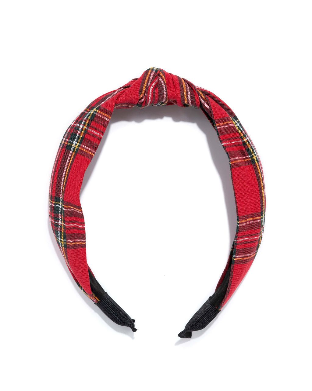 Traditions Plaid Twist Headband - Red sold by Vici product image thumbnail 3