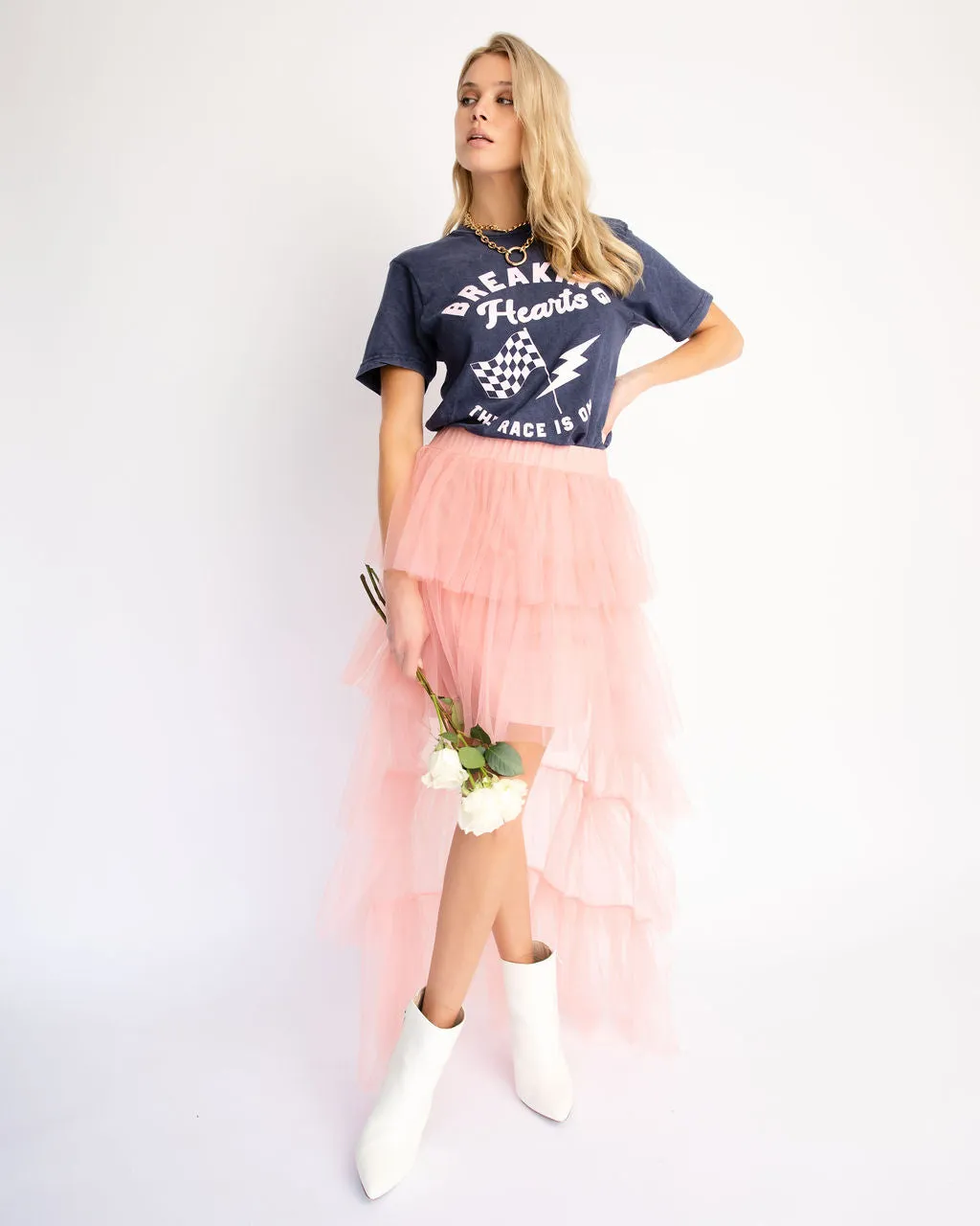 Breaking Hearts Cotton Tee sold by Vici product image thumbnail 3