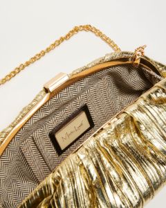 Make It Shine Clutch - Gold sold by Vici