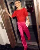 Sally Pearl Puff Sleeve Sweater sold by Vici
