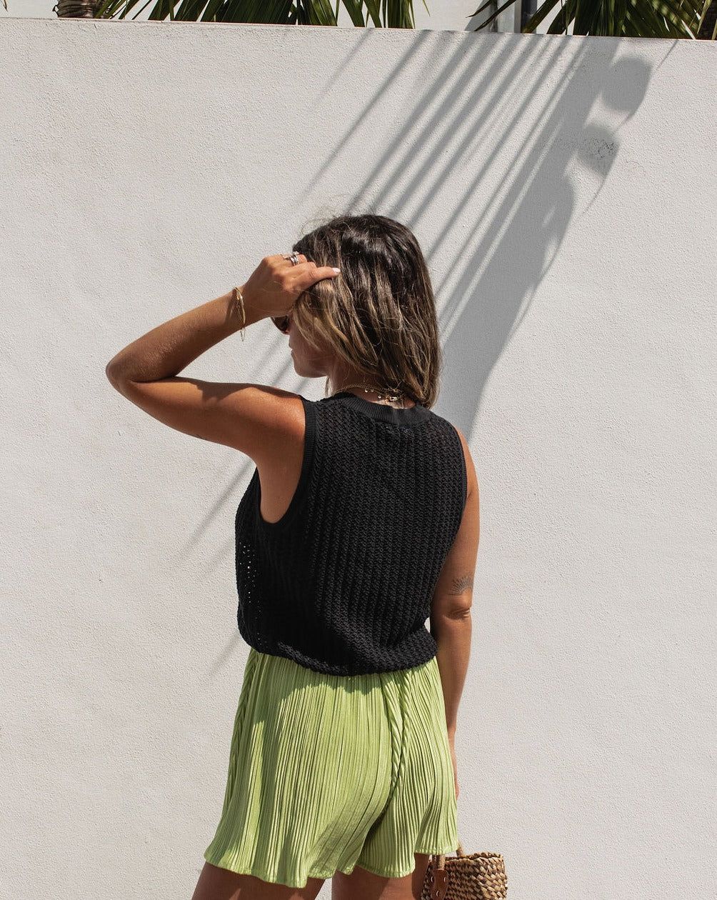 Florencia Knit Cotton Top - Black - FINAL SALE sold by Vici product image thumbnail 4