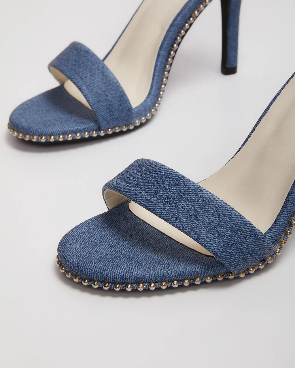 Persona Denim Studded Heels sold by Vici product image thumbnail 5