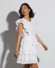 Lumina Eyelet Embroidered Mini Dress sold by Vici