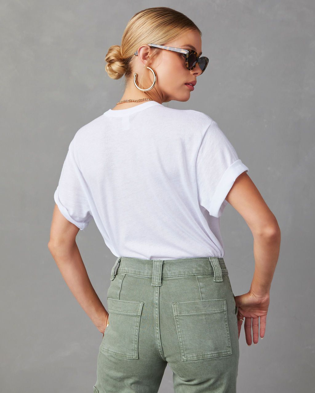 Paris Cheetah Graphic Tee - White - SALE sold by Vici product image thumbnail 4